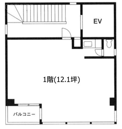 和泉町中央ビル1F 間取り図