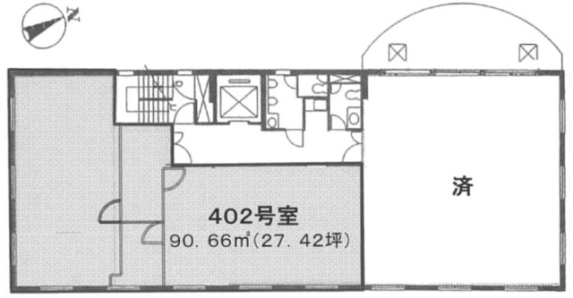 JCビル402 間取り図