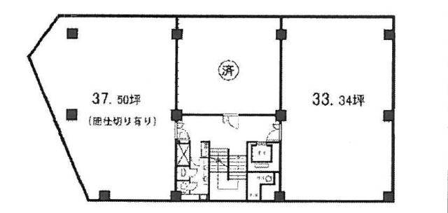 全国たばこビル7F 間取り図