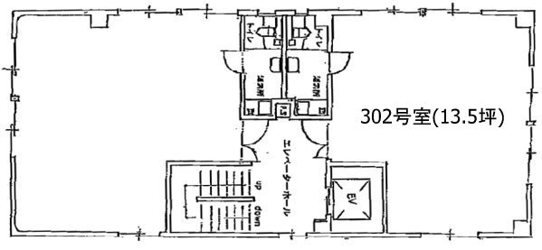 小山第2ビル302 間取り図