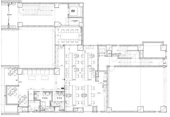 Uniーworks新宿御苑1F 間取り図
