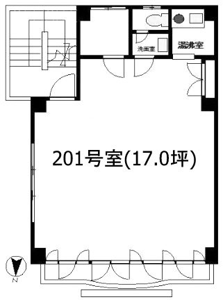 佐藤ビル201 間取り図