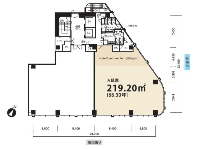 A-PLACE五反田A 間取り図