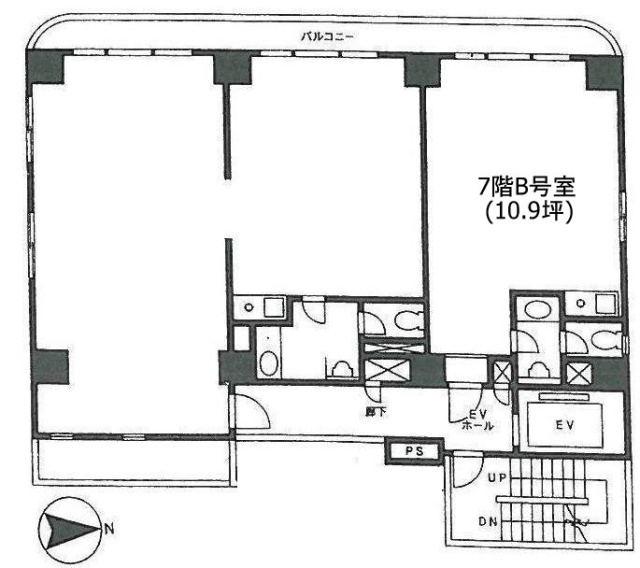 ロイクラトン四谷B 間取り図