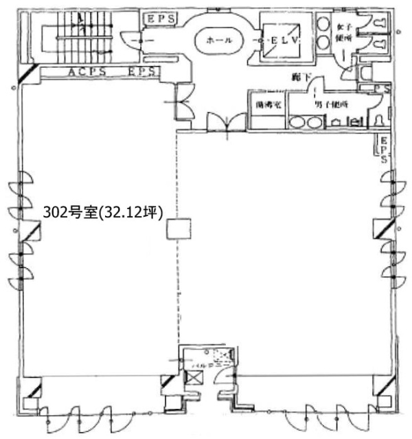 新横浜UUビル602 間取り図