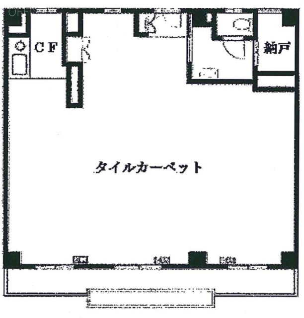 南平台アジアマンション207 間取り図