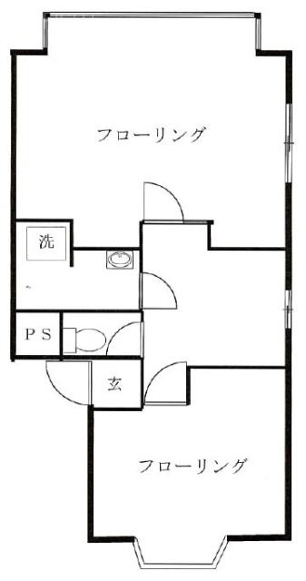 エーデル青山B 間取り図