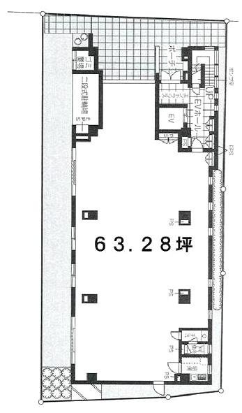 コスモ和光Ⅷビル1F 間取り図