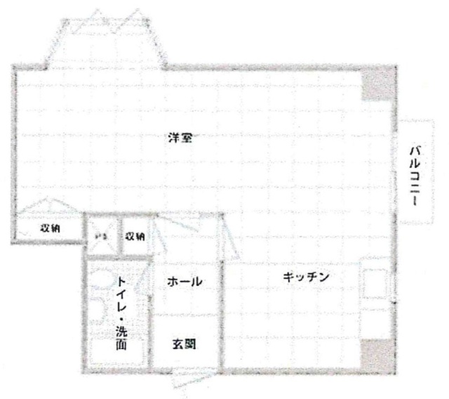 アパルトマン青山ビルE 間取り図