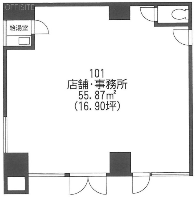 ティアラ恵比寿101 間取り図