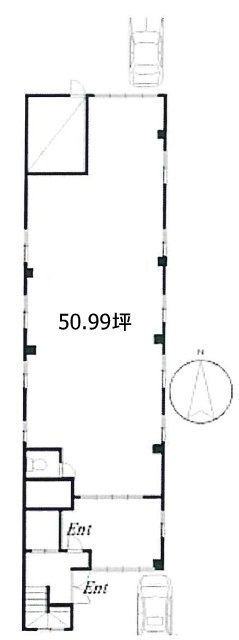 タジマビル1F 間取り図