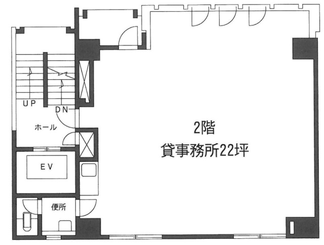 人形町KIビル2F 間取り図