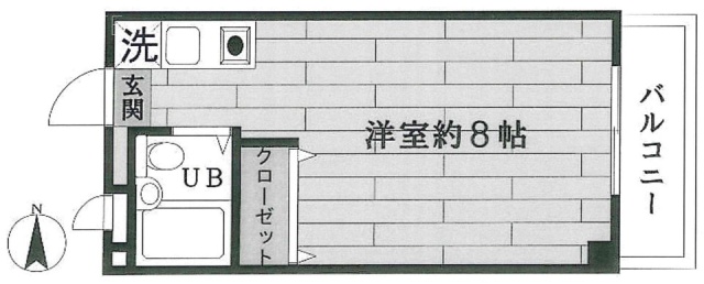 菅野ビル401 間取り図