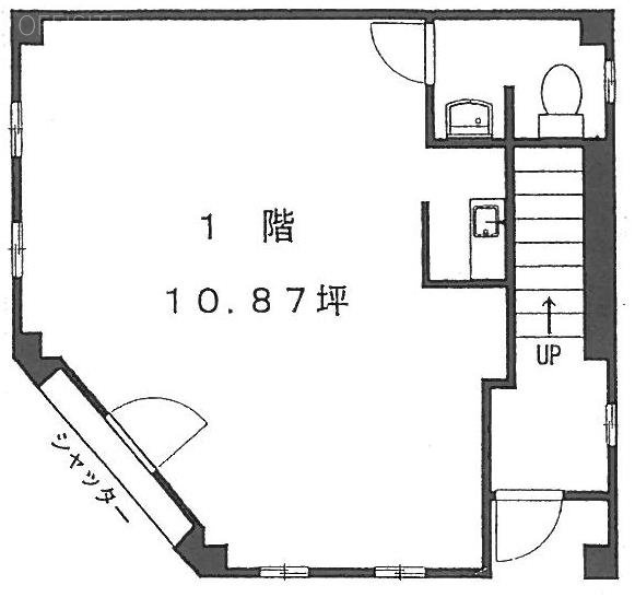 パルメゾンビル1F 間取り図