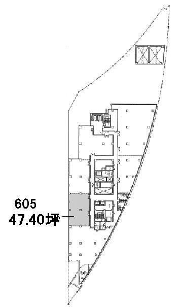 クロスゲート6F 間取り図