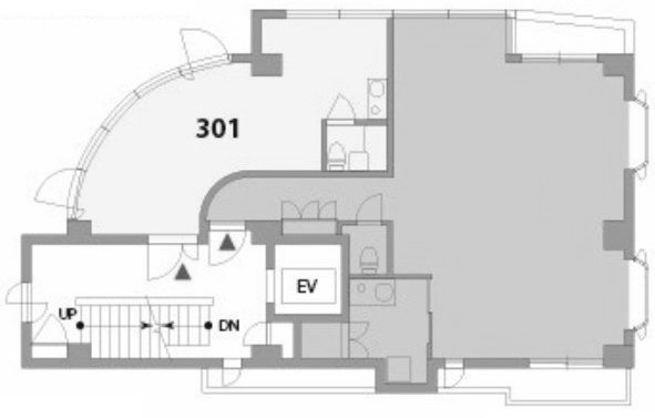 ピジョンビル301 間取り図