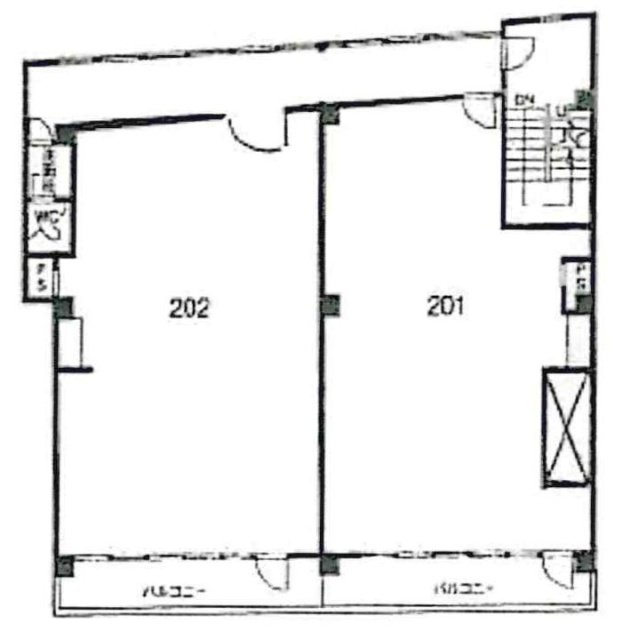 千菊ビル202 間取り図