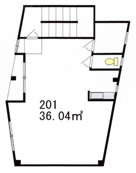 ヴィラ瑛201 間取り図