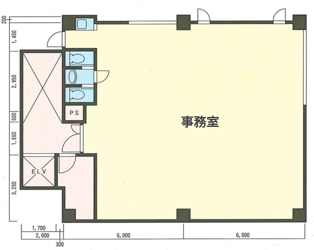 赤坂丸ビル1F 間取り図