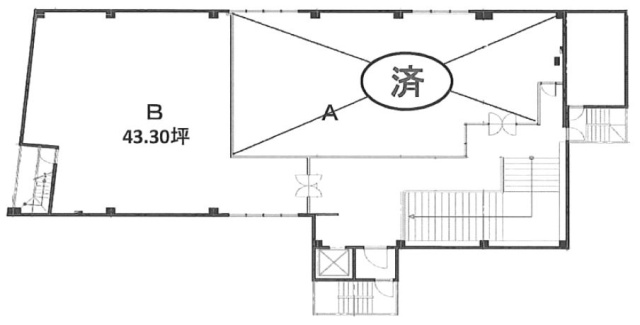 丸善草加ビルB 間取り図