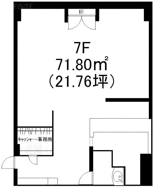 新宿Lee3ビル7F 間取り図