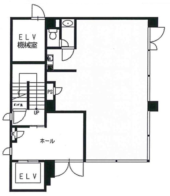 L.クリスタルビル1F 間取り図