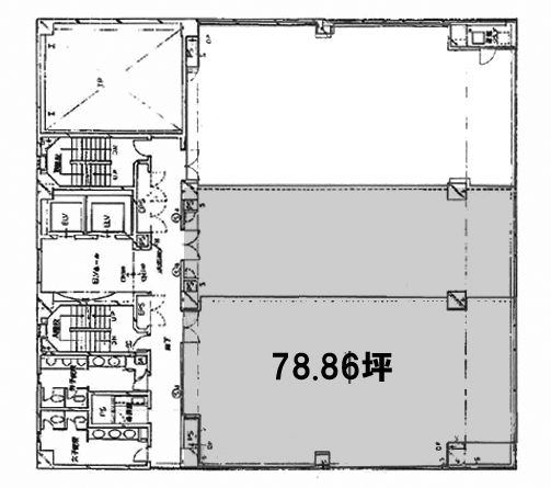 横浜HSビル6F 間取り図