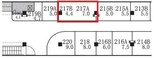 GINZA5ビル217 間取り図