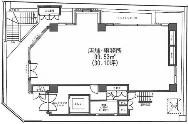 南青山ビル1F 間取り図