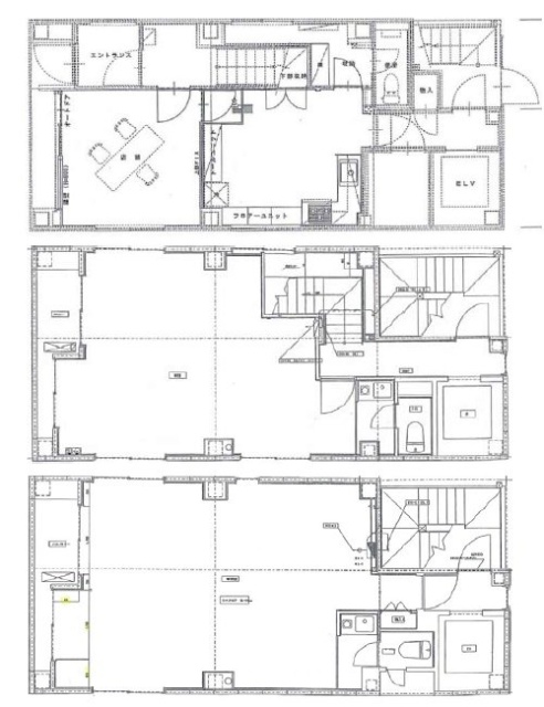 アウルビル1F～3F 間取り図