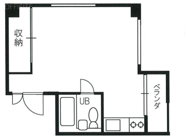 ブラッサム大六天303 間取り図