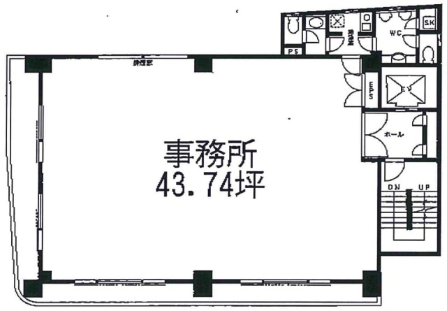 九段クレストビル6F 間取り図