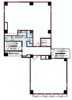 サンライズ桜丘ビルA 間取り図