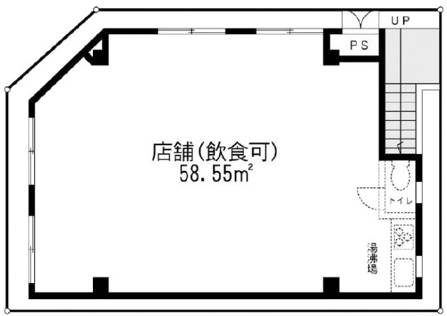 両国4丁目ビル1F 間取り図