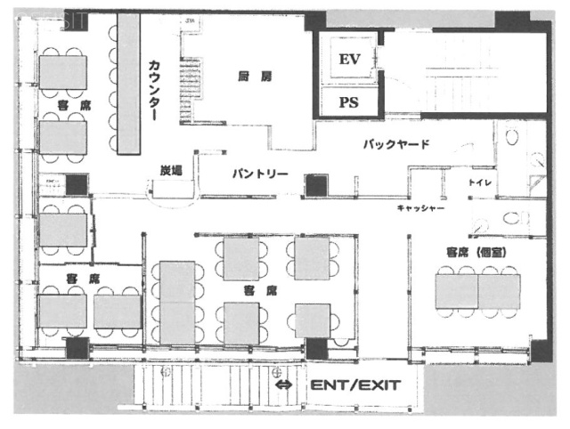 レオ赤坂ビル2F 間取り図