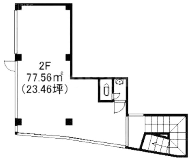 金子ビル2F 間取り図