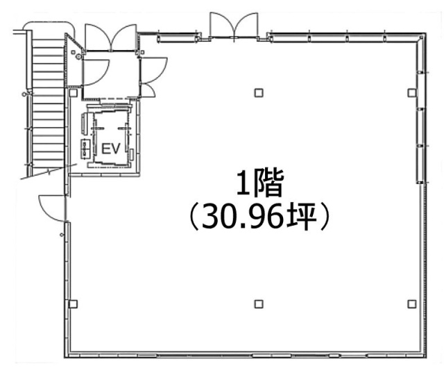 FBG links OMOTESANDO Ⅱ1F 間取り図