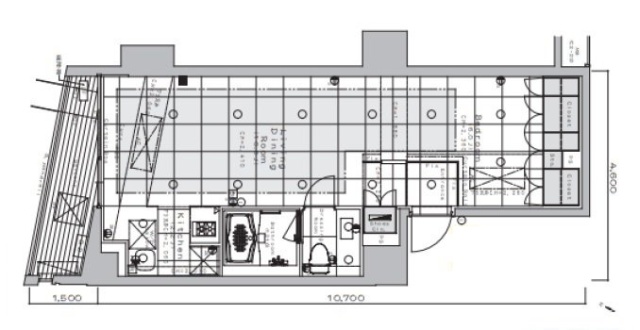 セルフィスタ渋谷203 間取り図