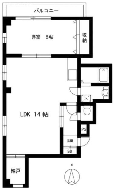 コンフォート青木301 間取り図