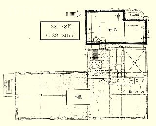 オームビル新館B 間取り図