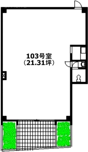 南葛西ローヤルパレス103 間取り図