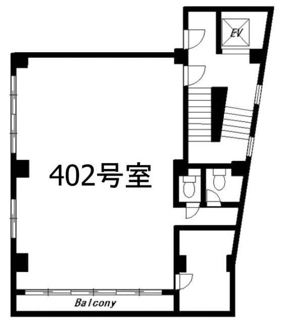 大又ビル402 間取り図