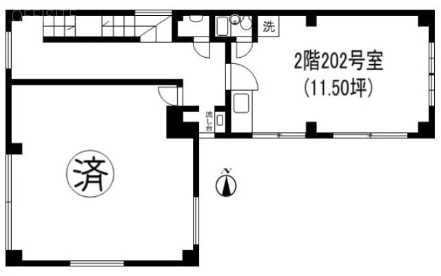 ピースビル202 間取り図