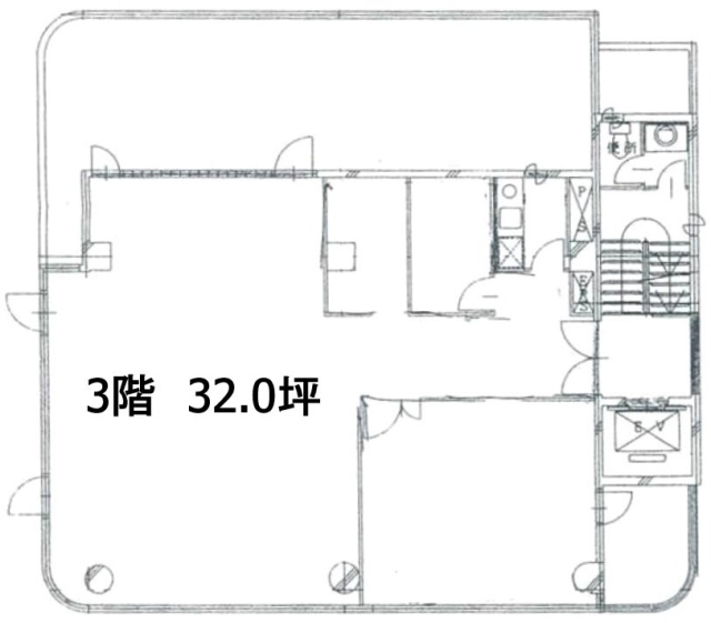 西小山ビル3F 間取り図