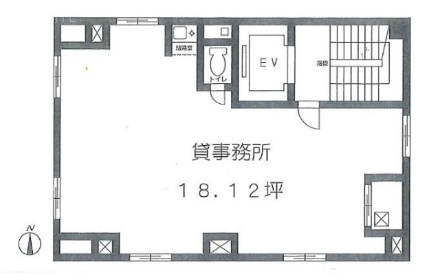 山本ビル3F 間取り図