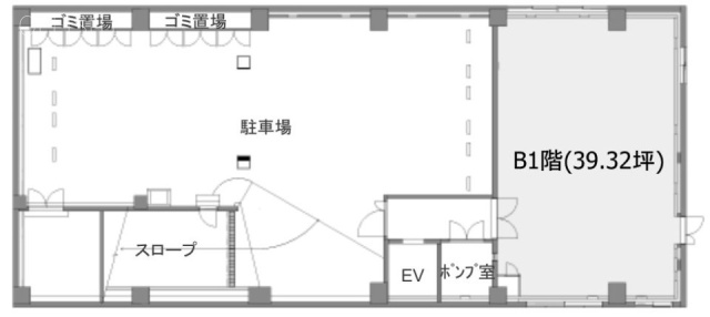 IEIイマス高輪ビルB1F 間取り図