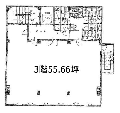 下北沢分館3F 間取り図