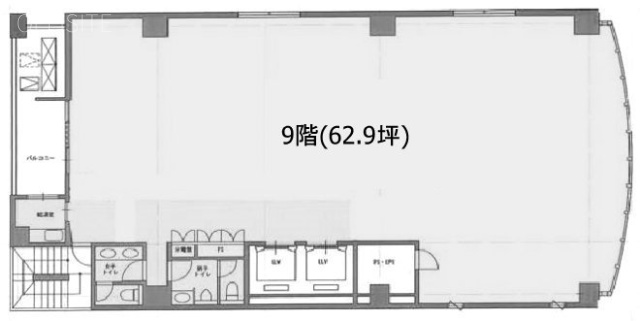 FDC麹町ビル9F 間取り図