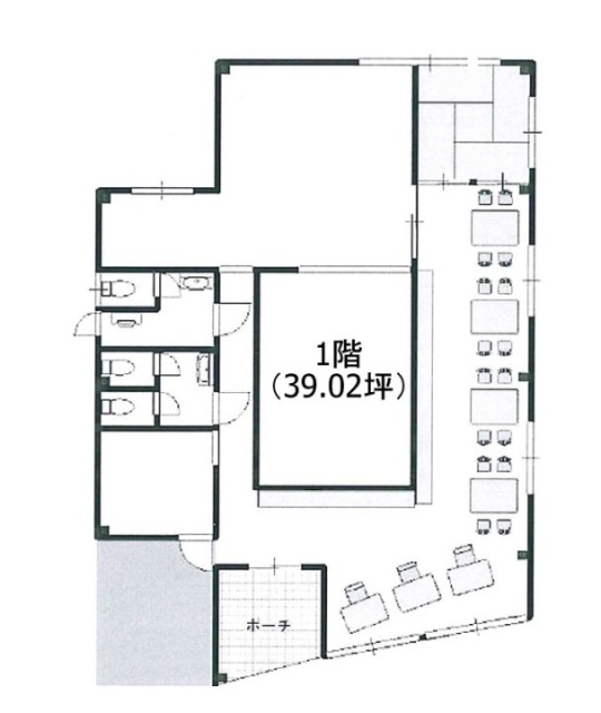 佐藤ビル1F 間取り図