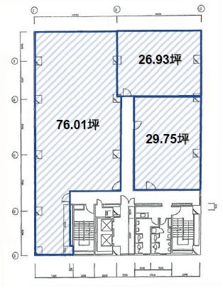 日総第19ビル4F 間取り図